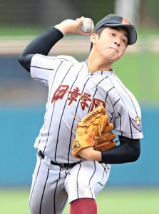 【写真】【準決勝・宮崎工-日章学園】８回無失点と力投した林田